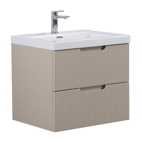 Meuble De Salle De Bain Thermis 60 Cm Lavabo Crème – Meuble Lavabo