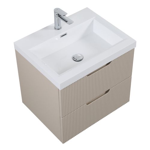 Meuble De Salle De Bain Thermis 60 Cm Lavabo Crème – Meuble Lavabo