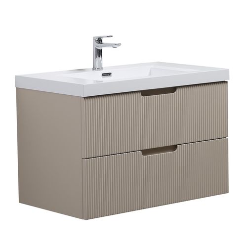 Meuble De Salle De Bain Thermis 80 Cm Lavabo Crème – Meuble Lavabo