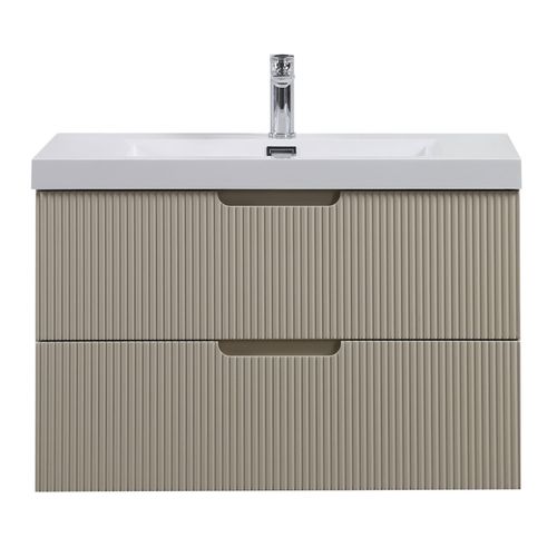 Meuble De Salle De Bain Thermis 80 Cm Lavabo Crème – Meuble Lavabo