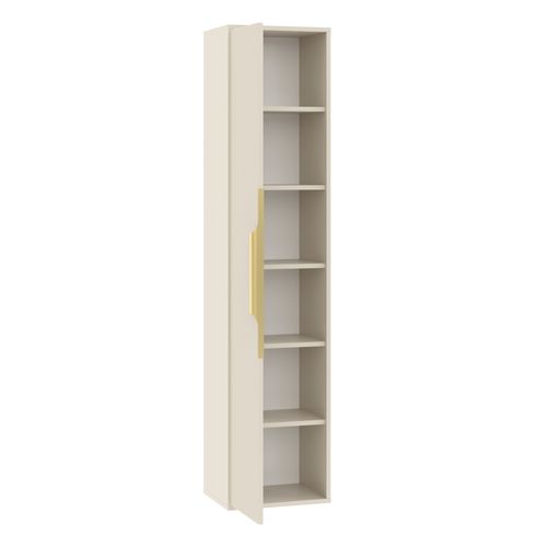 Armoire De Salle De Bain Rimini 38 X 33 X 170 Cm   Cashmere   Colonne Suspendue 1 Porte