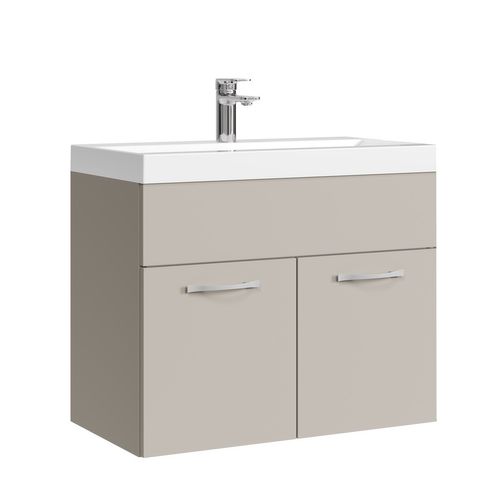 Meuble De Salle De Bain Montreal 01 60 Cm – Cashmere – Meuble Avec Lavabo Et Armoire
