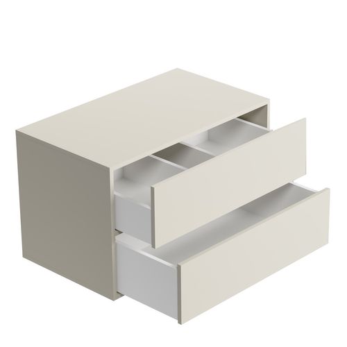 Meuble Sous Vasque Mali 80 Cm  X 46 Cm   Cashmere   Meuble De Salle De Bain – Meuble Sous Vasque