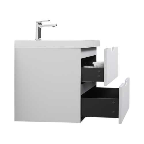 Meuble De Salle De Bain Thermis 80 Cm Blanc Meuble De Salle De Bain Avec Lavabo