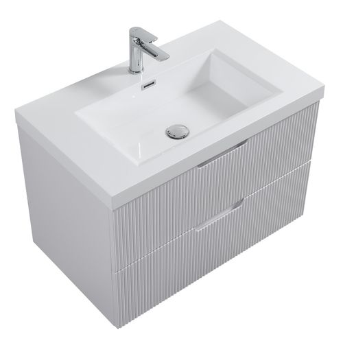 Meuble De Salle De Bain Thermis 80 Cm Blanc Meuble De Salle De Bain Avec Lavabo