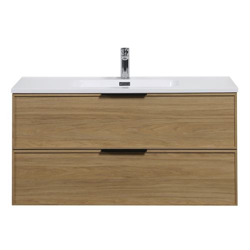 Meuble De Salle De Bain Luxor 100 Cm   Chêne Clair   Meuble Lavabo