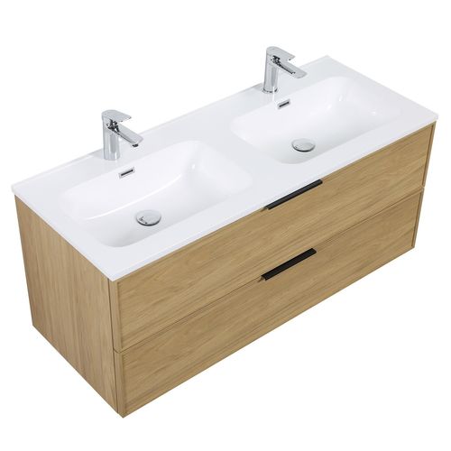 Meuble De Salle De Bain Luxor 120 Cm    Chêne Clair   Meuble Lavabo
