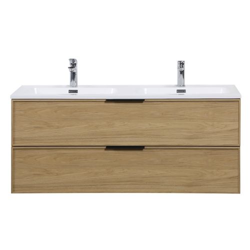 Meuble De Salle De Bain Luxor 120 Cm    Chêne Clair   Meuble Lavabo