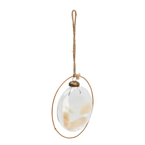 Boule fleurs séchées Ø 13 cm FLEURS SECHEES Transparent