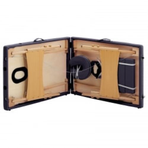 Table De Massage Pliable 2 Zones Bois Violet