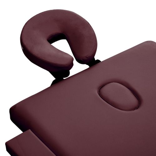 Table De Massage Pliable 2 Zones Bois Violet Vin