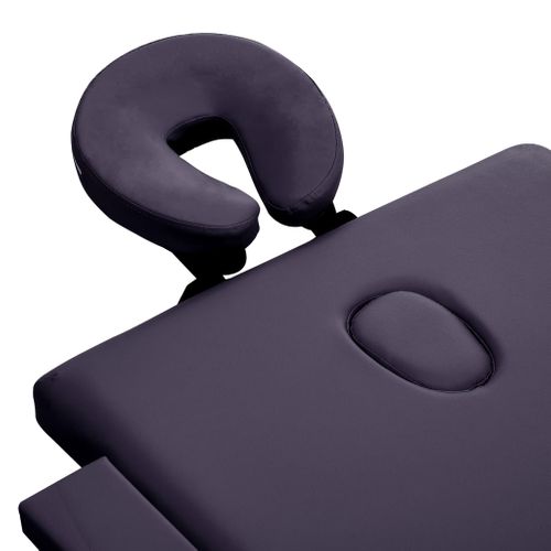 Table De Massage Pliable 3 Zones Aluminium Violet