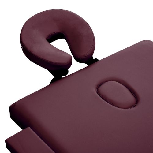 Table De Massage Pliable 3 Zones Aluminium Violet Vin