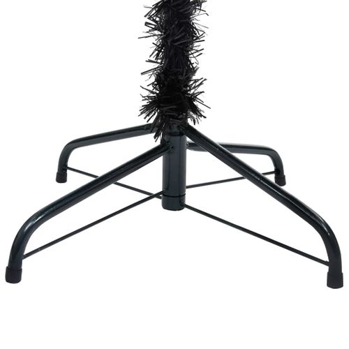Sapin De Noël Artificiel Avec Support Noir 213 Cm Pvc