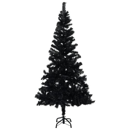 Sapin De Noël Artificiel Avec Support Noir 213 Cm Pvc