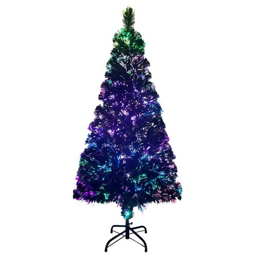 Sapin De Noël Artificiel Avec Support Vert 150 Cm Fibre Optique
