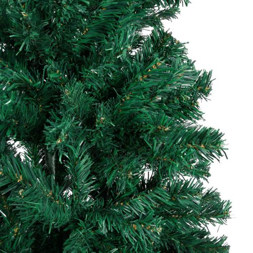 Arbre De Noël Artificiel Avec Branches Épaisses Vert 180 Cm Pvc