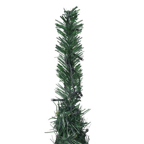 Sapin De Noël Artificiel Avec Guirlandes Et LED Vert 150 Cm