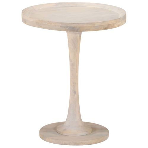 Table D'appoint Ø60x75 Cm Bois De Manguier Massif