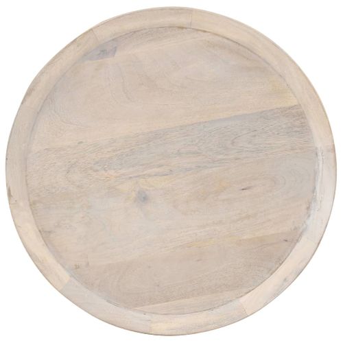 Table D'appoint Ø60x75 Cm Bois De Manguier Massif