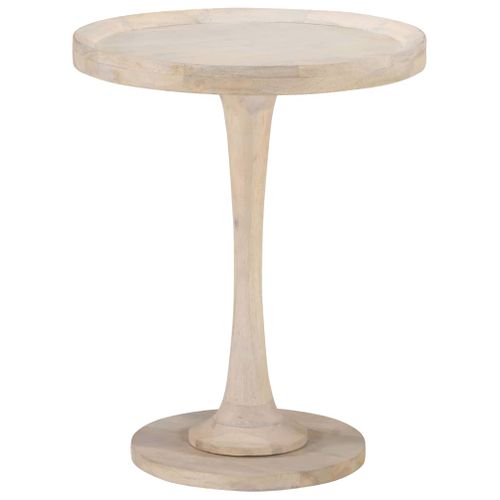 Table D'appoint Ø60x75 Cm Bois De Manguier Massif