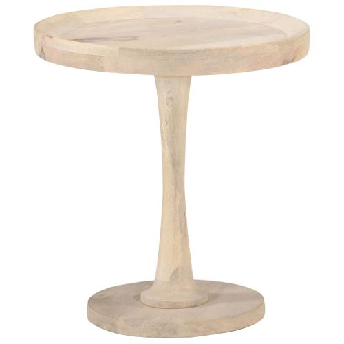 Table D'appoint Ø50x55 Cm Bois De Manguier Massif