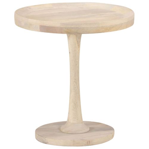 Table D'appoint Ø50x55 Cm Bois De Manguier Massif