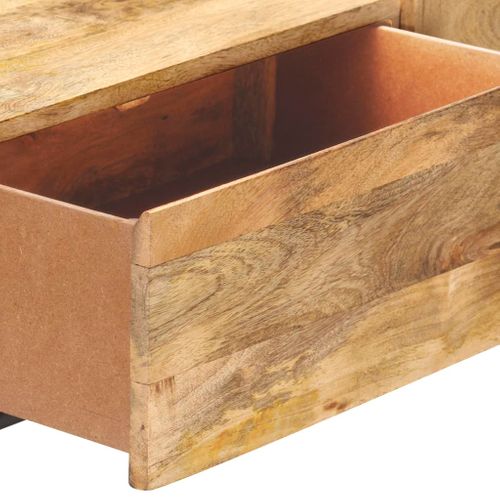 Table Console 100x35x76 Cm Bois De Manguier Massif