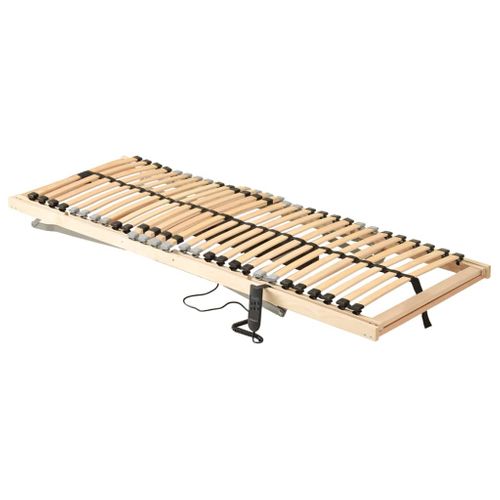 Sommier à Lattes Électrique Avec 28 Lattes 7 Zones 90x200 Cm