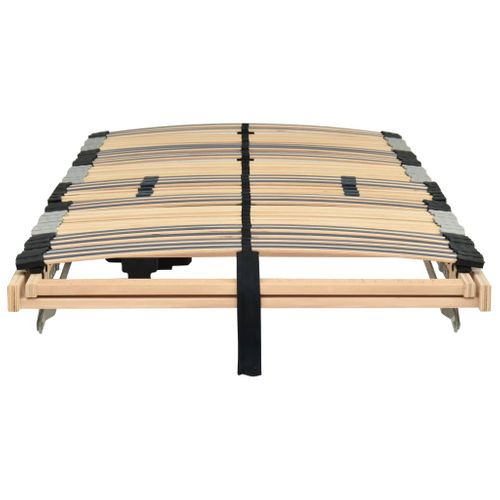 Sommier à Lattes Électrique Avec 42 Lattes 7 Zones 80x200 Cm