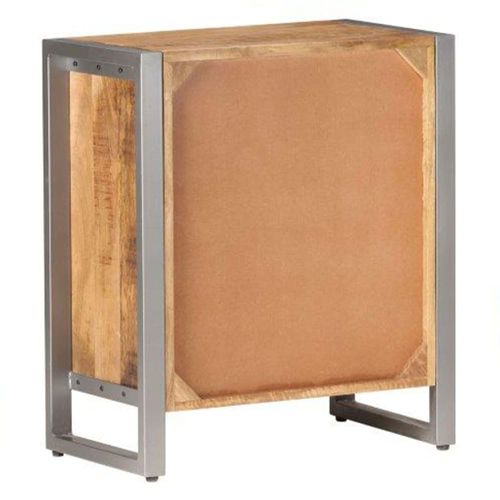 Buffet 60x35x70 Cm Bois De Manguier Brut