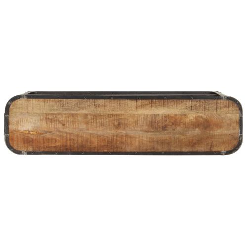 Etagère 120x30x73 Cm Bois De Manguier Massif