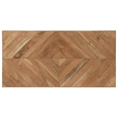 Table à Manger 120x60x76 Cm Bois Massif D'acacia Et De Manguier