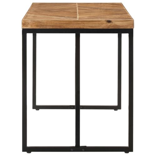 Table à Manger 120x60x76 Cm Bois Massif D'acacia Et De Manguier