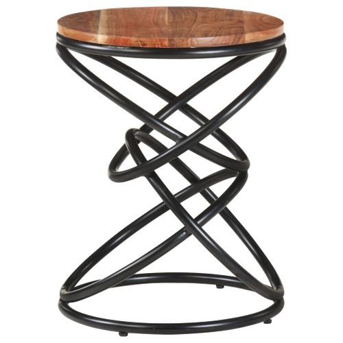 Table D'appoint 40x40x52 Cm Bois D'acacia Massif