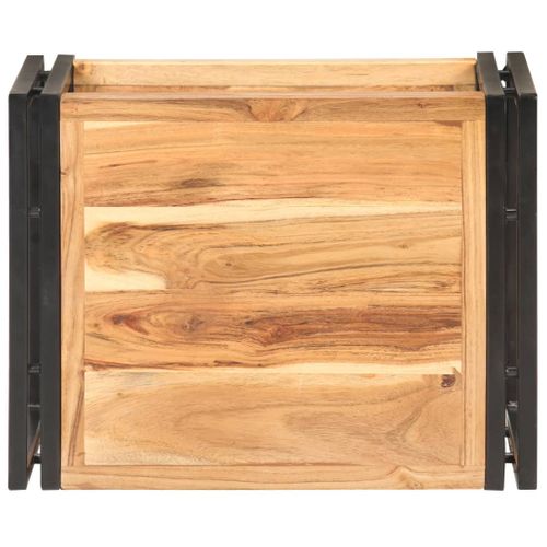 Table D'appoint 40x30x40 Cm Bois D'acacia Massif