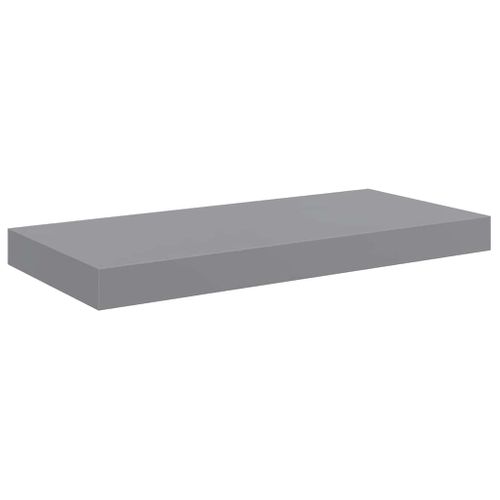 Étagère Murale Flottante Gris 50x23x3,8 Cm Mdf