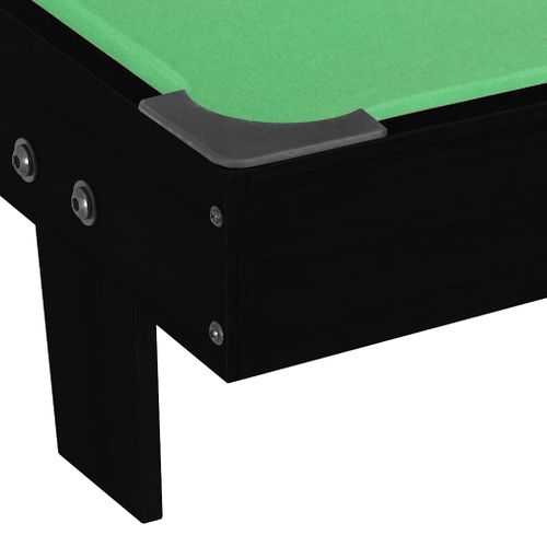 Mini Table De Billard 3 Pieds 92x52x19 Cm Noir Et Vert