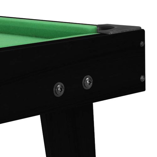 Mini Table De Billard 3 Pieds 92x52x19 Cm Noir Et Vert