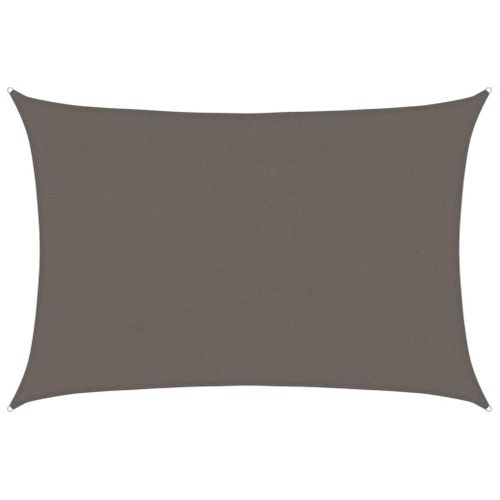 Voile D'ombrage 160 G/m² Anthracite 4x5 M Pehd Protection Voile Solaire Voile De Parasol