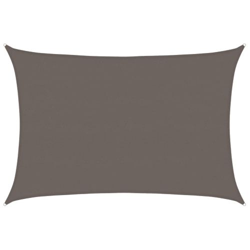 Voile D'ombrage 160 G/m² Anthracite 5x7 M Pehd Protection Voile Solaire Voile De Parasol