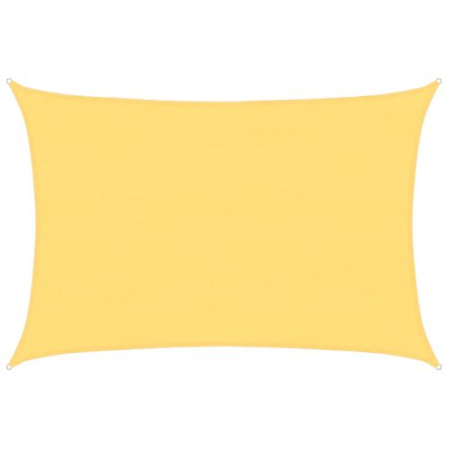 Voile D'ombrage 160 G/m² Beige 4x5 M Pehd Protection Voile Solaire Voile De Parasol Jardin