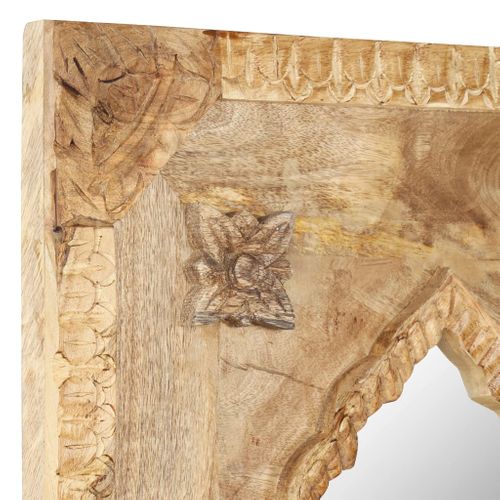 Miroir 50x3x110 Cm Bois De Manguier Massif