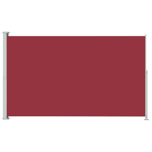 Auvent Latéral Rétractable De Patio 180x300 Cm Rouge