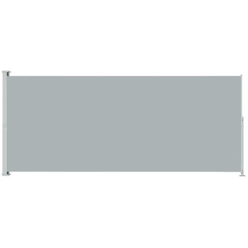 Auvent Latéral Rétractable De Patio 200x500 Cm Gris