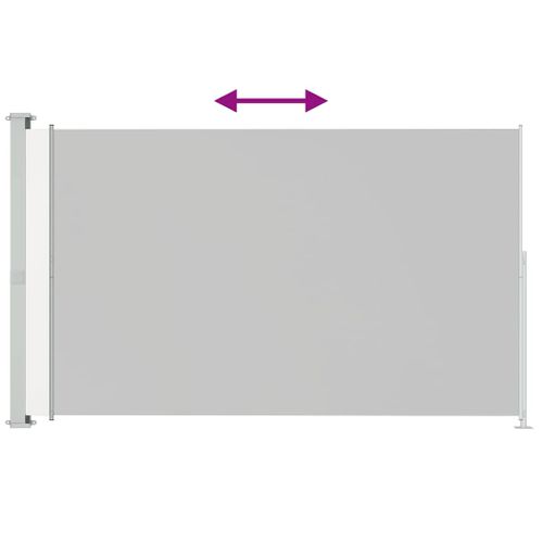 Auvent Latéral Rétractable De Patio 220x300 Cm Crème