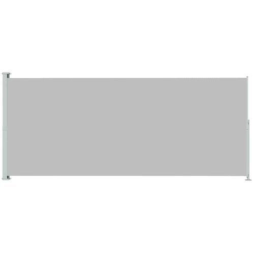 Auvent Latéral Rétractable De Patio 220x500 Cm Gris