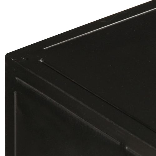 Meuble TV 90x30x40 Cm Bois De Manguier Brut