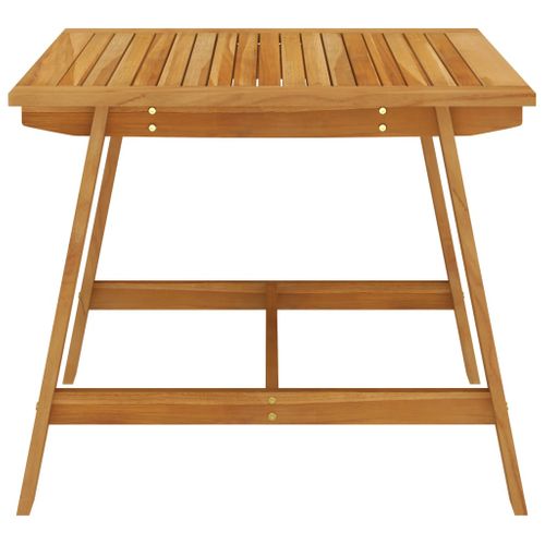 Table à Manger De Jardin 88x88x74 Cm Bois D'acacia Massif