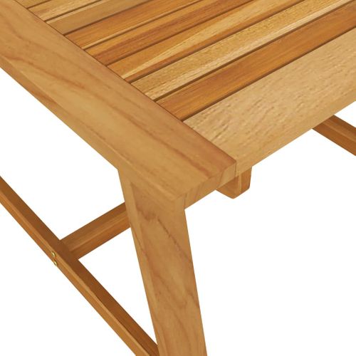 Table à Manger De Jardin 88x88x74 Cm Bois D'acacia Massif